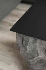 Stenen kookeiland-Verswijver Interieurconcepten-kookeiland-Stenen kookeiland met steenlook-OBLY