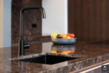 Stoere designkeuken met donker marmer-Kitchenstudio-alle,Keuken-OBLY