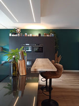 Stoere warme keuken met led verlichting-Gebr. Smits-keuken-OBLY