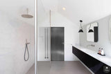 Stoere witte badkamer met zwarte accenten-Fors design badkamers-alle,Badkamer-OBLY