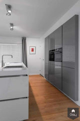 Strak Corian werkblad met verlijmde stollenwand-Cora Techniek-alle,Keuken-Strak Corian werkblad met verlijmde stollenwand | OBLY.com-OBLY