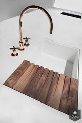 Strak HI-MACS werkblad met maatwerk spoelbak-Cora Techniek-alle,Keuken-OBLY