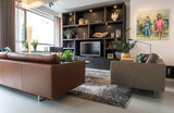 Strak kleurrijk appartement-PW Interiors-Woonkamer-Strak kleurrijk appartement -OBLY