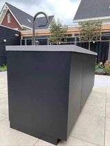 Strakke buitenkeuken met inductie-COOXS-alle,tuin-Strakke buitenkeuken met inductie-OBLY