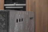 Strakke keuken met marmerlook keukenblok-Mereno-Keuken-OBLY