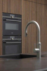 Strakke keuken met marmerlook keukenblok-Mereno-Keuken-OBLY