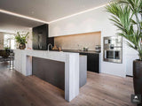 Strakke moderne keuken in statige villa-Culimaat-alle,Keuken-OBLY