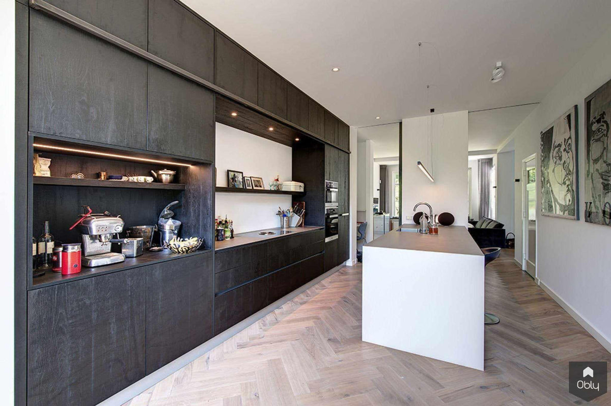 Totaal verbouwing jaren 30 woning-Dosis Keuken & Interieur-alle,badkamer renovatie,jaren 30 woning,Keuken,modern wonen,RVS keukenblad,stalen deuren,totaalrenovatie,warme leefkeuken-OBLY