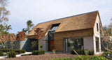 Totaalconcept rietgedekte villa - exterieur-Architectenbureau Drijvers Oisterwijk B.V.-alle,Exterieur vrijstaand,Vrijstaand-Totaalconcept rietgedekte villa exterieur | OBLY.com-OBLY