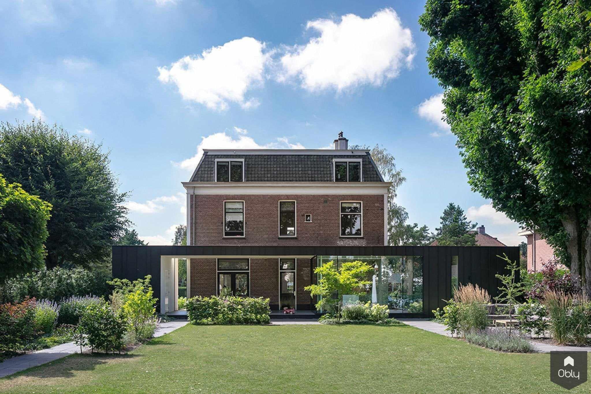 Transformatie kantoor naar woning | Naarden-Kraal architecten-alle,Exterieur,moderne uitbouw,transformatie kantoor naar woning,woning renovatie-OBLY