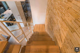 Trappen met stalen middenboom-Van Bruchem Staircases-alle,Entree hal trap-OBLY