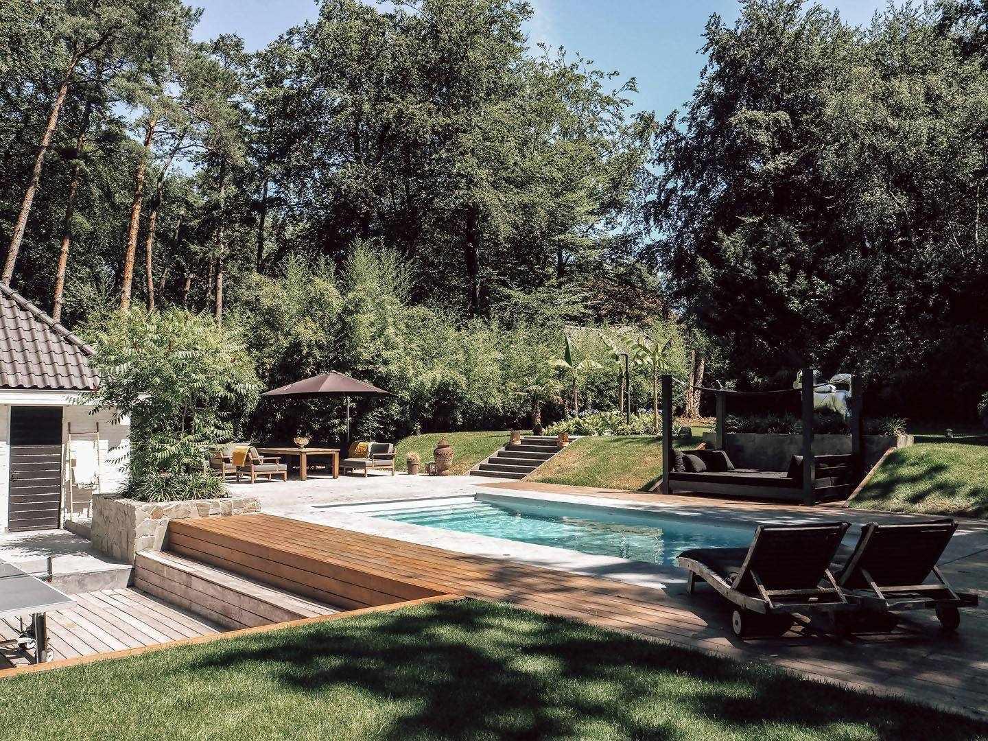 Tropische tuin met zwembad-Jeroen de Nijs BNI-alle,exclusieve tuinarchitectuur,luxe tuin,moderne villatuin,tropische tuin,tuin met zwembad,Tuinen,zwembad inspiratie-Tropische tuin met zwembad | OBLY.com-OBLY