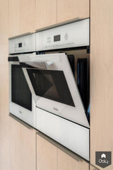 U-vormige maatwerk keuken met verstopte doorgang.-Keukenstudio Stormink-alle,Keuken-OBLY