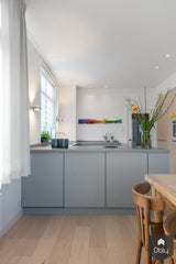 U-vormige maatwerk keuken met verstopte doorgang.-Keukenstudio Stormink-alle,Keuken-OBLY