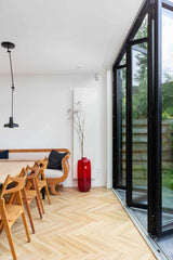 Uitbouw met Solarlux vouwwanden-Solarlux Nederland BV-Aanbouw,alle,Tuinen,Woonkamer-Uitbouw met Solarlux vouwwanden | OBLY.com-OBLY