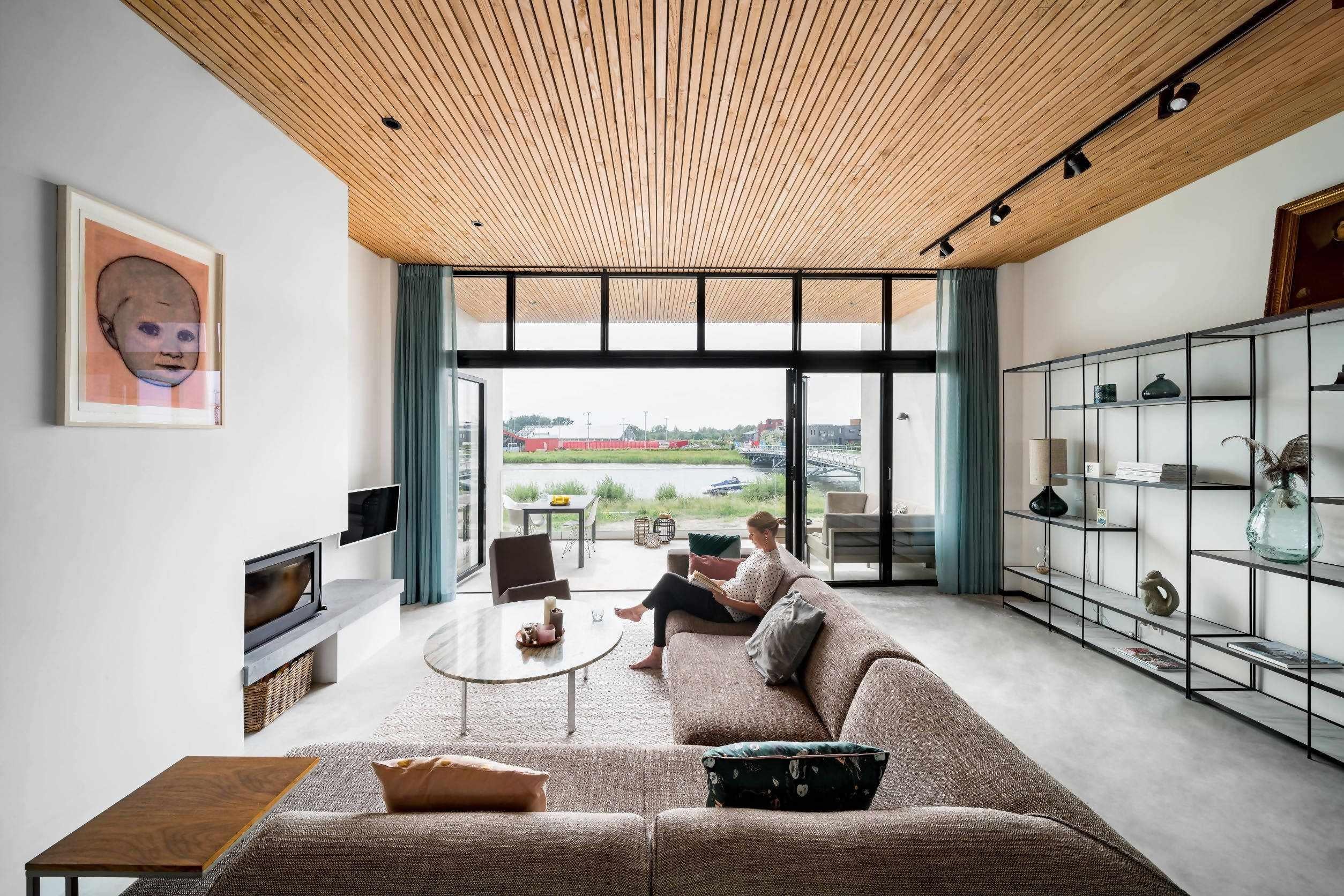 Uniek design huis-BNLA architecten-Woonkamer-Uniek design huis -OBLY