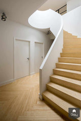 Verbouwing en inrichting villa-Terstal Interieurarchitectuur-alle,Entree hal trap,glazen tussenwand,luxe inrichting,moderne villa,radiatorombouw,stijlvolle leefruimte,Tags: villa renovatie,trap ontwerp-OBLY