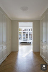 Verbouwing oud herenhuis met modern interieur-Gebr. Smits-alle,Woonkamer-OBLY
