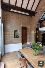 Verbouwing oude kapel tot woonhuis-Van Os Architecten-alle,Woonkamer-OBLY