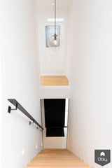 Verbouwing van een halfvrijstaande jaren '70 villa-FOAM Architecten-alle,Woonkamer-OBLY