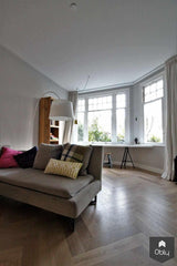 Verouderde visgraat op vloerverwarming-Vloerenhuis Amsterdam-alle,Woonkamer-OBLY