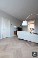 Verouderde visgraat op vloerverwarming-Vloerenhuis Amsterdam-alle,Woonkamer-OBLY