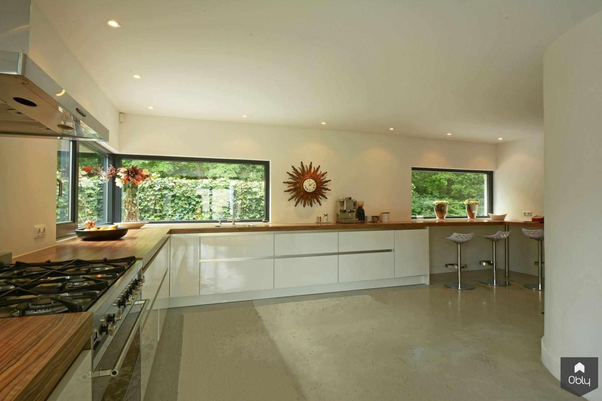 Villa Muiderberg - keuken-Maxim Winkelaar Architects-alle,Keuken,metamorfose,open keuken,ruimtelijk ontwerp,uitbouw,veel licht-OBLY