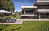 Villa met moderne tuinarchitectuur-Stoop Tuinen-alle,Tuinen-OBLY