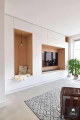 Vintage kleuren in nieuwbouwwoning-Studio Lieke Sanders-alle,Woonkamer-OBLY