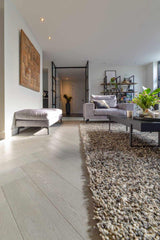 Visgraat vloer stoere afwerking-Pruysen Parket-Woonkamer-Visgraat vloer met stoere afwerking-OBLY