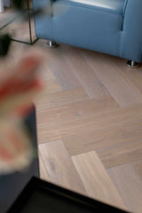 Visgraat vloer villa-The Woodstore-Woonkamer-Eiken visgraat villa-OBLY
