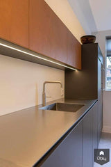 Warme industriële keuken met led verlichting-Gebr. Smits-alle,Keuken-OBLY