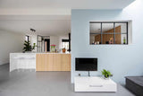 Witte keuken met eiken fineer kastenwand-Ergoform-alle,Keuken-OBLY