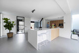 Witte keuken met eiken fineer kastenwand-Ergoform-alle,Keuken-OBLY