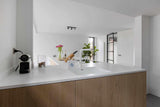 Witte keuken met eiken fineer kastenwand-Ergoform-alle,Keuken-OBLY