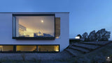 Woonhuis S - exterieur-Grosfeld Bekkers van der Velde Architecten-alle,Exterieur vrijstaand,minimalistische architectuur,moderne villa,panoramisch uitzicht,strakke lijnen,veel glas,vrijstaande woning-OBLY