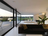 Woonhuis S - intérieur-Grosfeld Bekkers van der Velde Architecten-alle,design woning,Eetkamer,glazen gevel,modern interieur,open leefruimte,panoramisch uitzicht,Woonkamer-OBLY