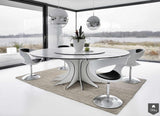 Woonhuis S - intérieur-Grosfeld Bekkers van der Velde Architecten-alle,design woning,Eetkamer,glazen gevel,modern interieur,open leefruimte,panoramisch uitzicht,Woonkamer-OBLY