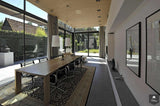 Woonkamer en exterieur Breda-Baudoin van Alphen Bergers architecten interieurarchitecten-Aanbouw,alle,Breda,moderne aanbouw,Woninguitbreiding,Woonkamer-Moderne aanbouw woning in Breda | Baudoin-van-Alphen-OBLY
