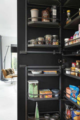 Zwarte moderne landelijke keuken-Restyle-XL-Keuken-landelijk moderne zwarte keuken-OBLY