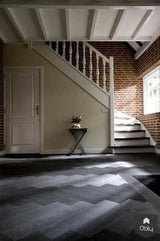 Zwarte visgraat vloer & Hongaarse punt-Pruysen Parket-alle,Woonkamer-OBLY