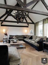 Zwarte visgraat vloer & Hongaarse punt-Pruysen Parket-alle,Woonkamer-OBLY