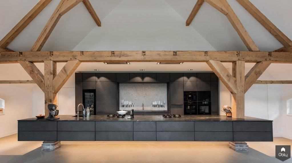 Zwevend kookeiland woonboerderij-PITT cooking-alle,Keuken-OBLY