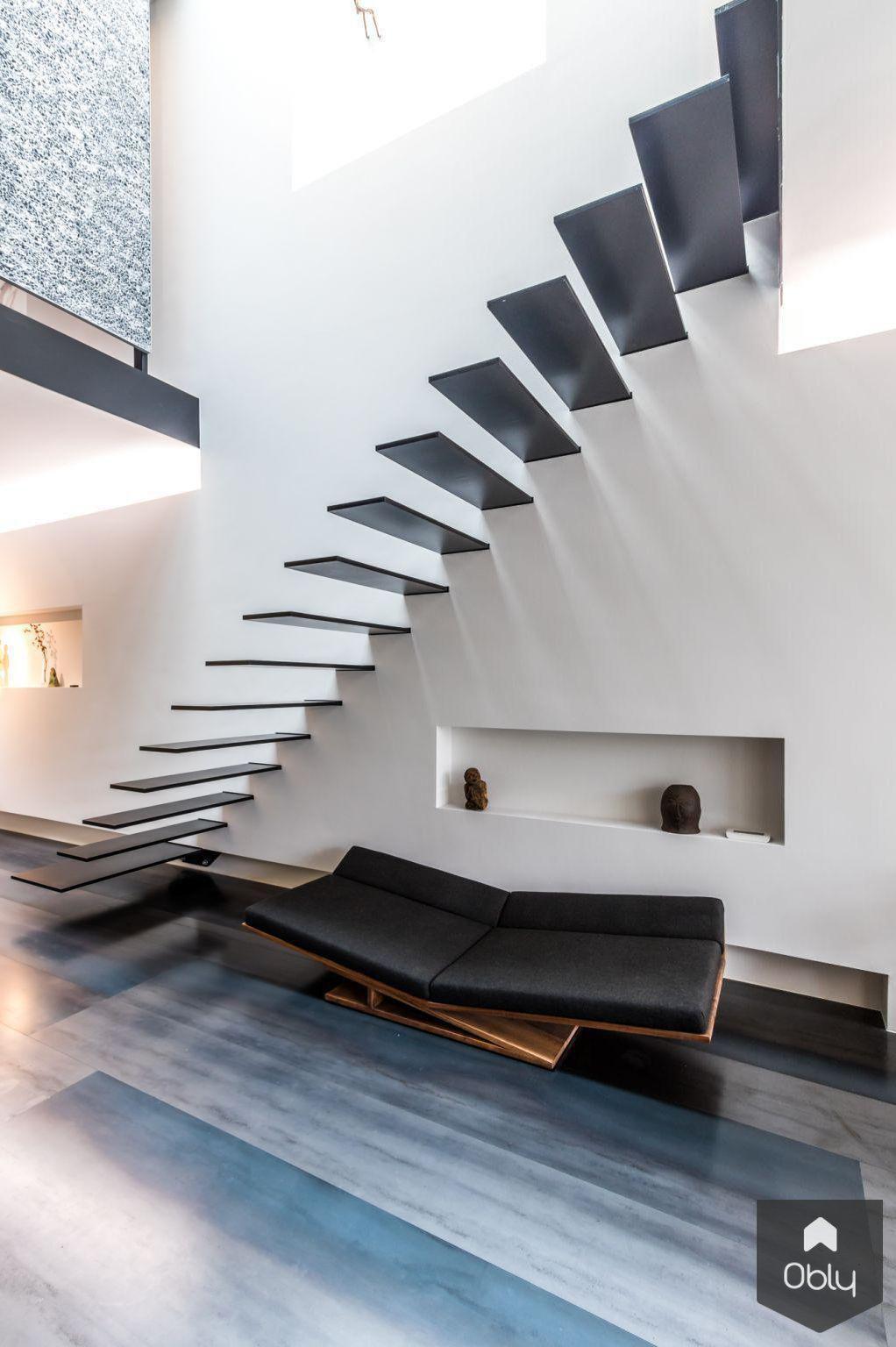 Zwevende stalen trap en geperforeerd stalen trap-Van Bruchem Staircases-alle,Woonkamer-OBLY