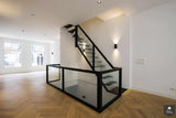 Zwevende stalen trap met glas-Van Bruchem Staircases-alle,Woonkamer-OBLY