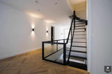 Zwevende stalen trap met glas-Van Bruchem Staircases-alle,Woonkamer-OBLY