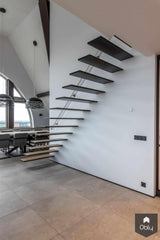 Zwevende trap met glazen balustrade-Van Bruchem Staircases-alle,Woonkamer-OBLY