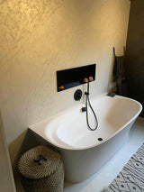 badkamer met zwart sanitair-OBLY-Badkamer-badkamer met zwart sanitair-OBLY