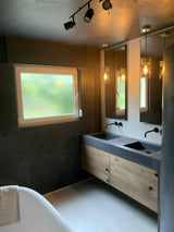 badkamer met zwart sanitair-OBLY-Badkamer-badkamer met zwart sanitair-OBLY