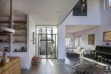 industriële hoge grote ruimte-HOYT Architecten & Bouwmanagers-alle,Woonkamer-OBLY